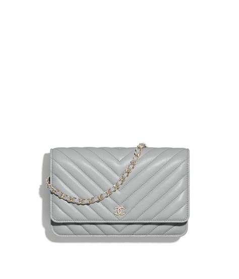 grey wallet on chain chanel|Chanel wallet on chain preis.